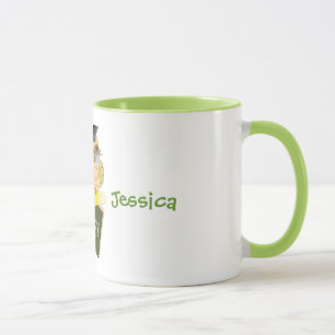 Niedliche kundenspezifische Abschluss-Cartoon Tasse