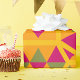 Niedliche künstlerische Festspiele, zeitgenössisch Geschenkpapier