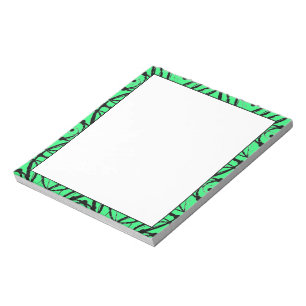 Niedliche Kunstlinien Notepad Notizblock