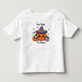Niedliche Kürbishexe Halloween Vector Art Kleinkind T-shirt