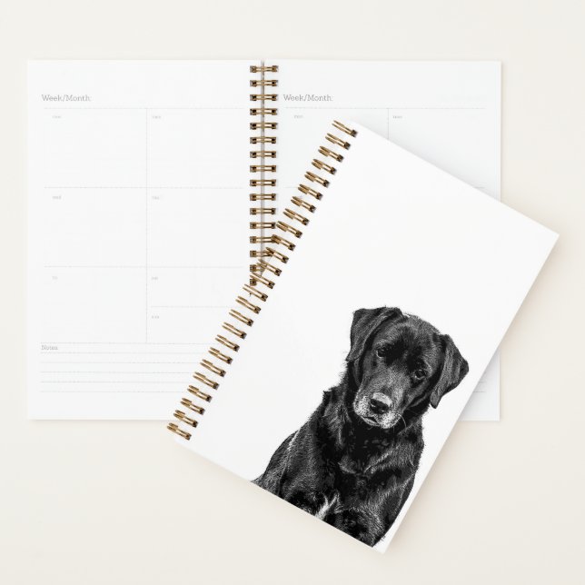 Niedliche Labrador Black Dog Puppy Pet Sketch Planer (Anzeige)