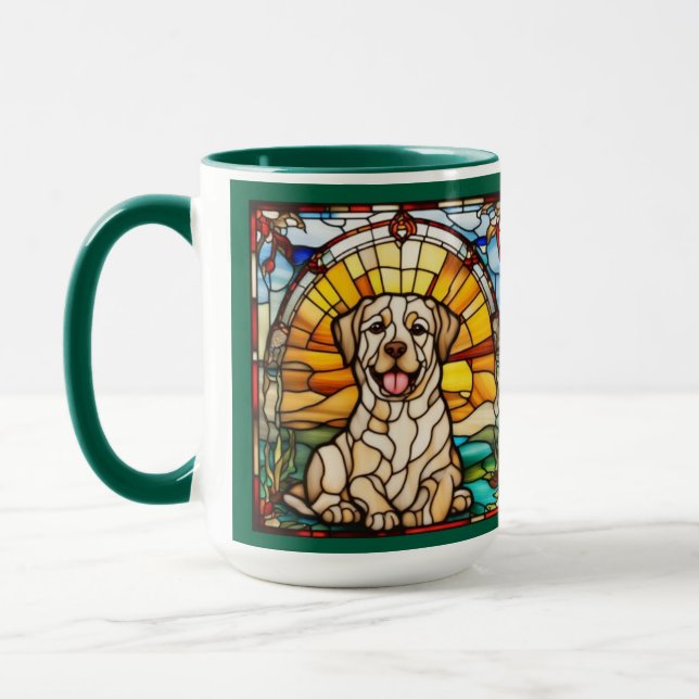 Niedliche Labrador Retriever Kaffeetasse (Links)