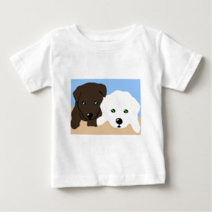 Niedliche Labrador Welpengeschenke Baby T-shirt