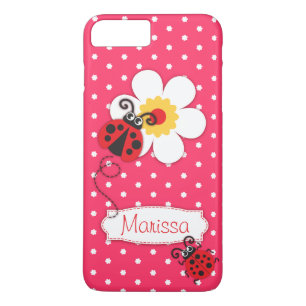 Niedliche Ladybuen-Mädchen nennen rosa Gehäuse Case-Mate iPhone Hülle