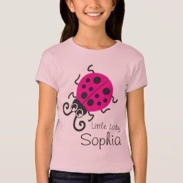 Niedliche Ladybuen-Mädchen nennen rosa weißen T - Tri-Blend Shirt