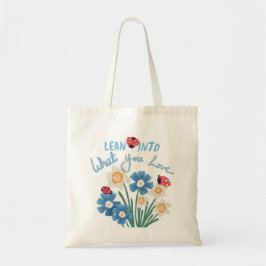 Niedliche Ladybug Daffodis Wildblumen Frühjahrs-Ta Tragetasche