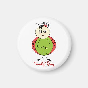 Niedliche Ladybug Girly Mode Magnet