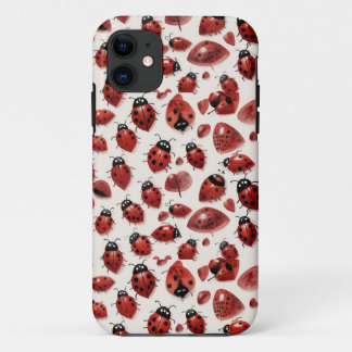Niedliche Ladybug Hearts Lovebug Handgezeichnete I Case-Mate iPhone Hülle