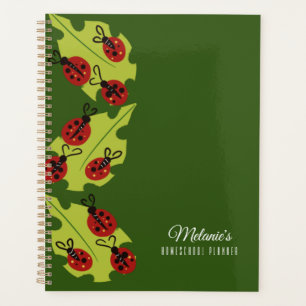 Niedliche Ladybug Lehrerin Schule Schulplaner Planer
