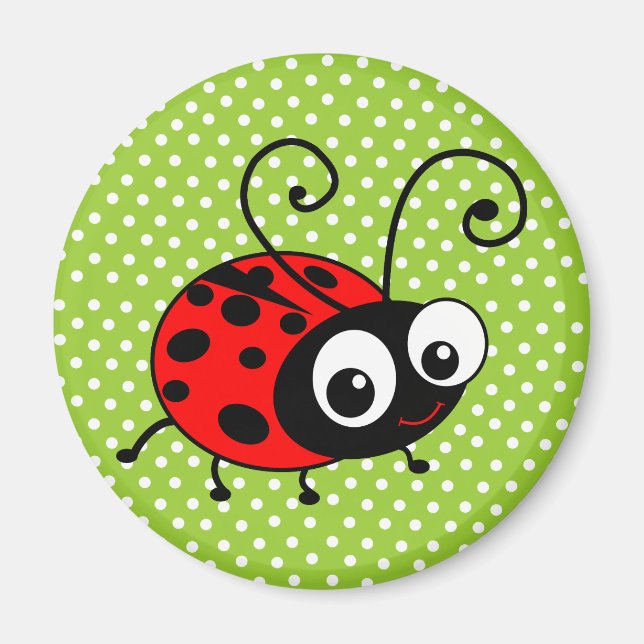 Niedliche Ladybug Magnet (Vorne)