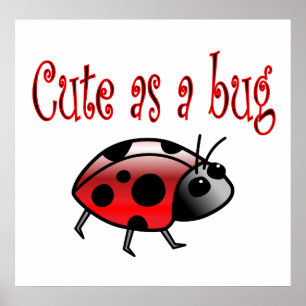 Niedliche Ladybug Poster