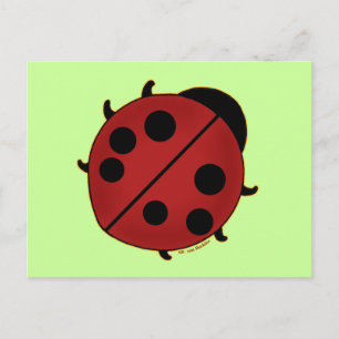 Niedliche Ladybug Postkarte