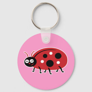 Niedliche Ladybug Schlüsselanhänger