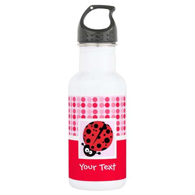 Niedliche Ladybug Trinkflasche (Vorderseite)