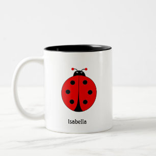 Niedliche Ladybug Zweifarbige Tasse