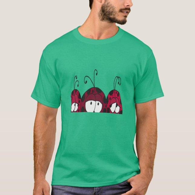 Niedliche Ladybugs T-Shirt (Vorderseite)