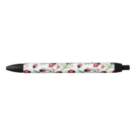 Niedliche Ladybugs und Blume Kugelschreiber