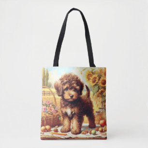 Niedliche Lagotto Romagnolo Malerei Tasche
