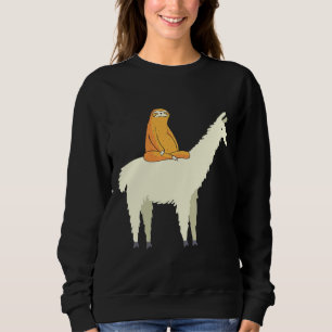 Niedliche Lama- und Faulenzer-Freunde Adorable Ani Sweatshirt