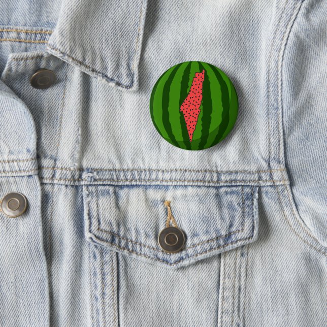 Niedliche Landkarte Palästina Button (Beispiel)