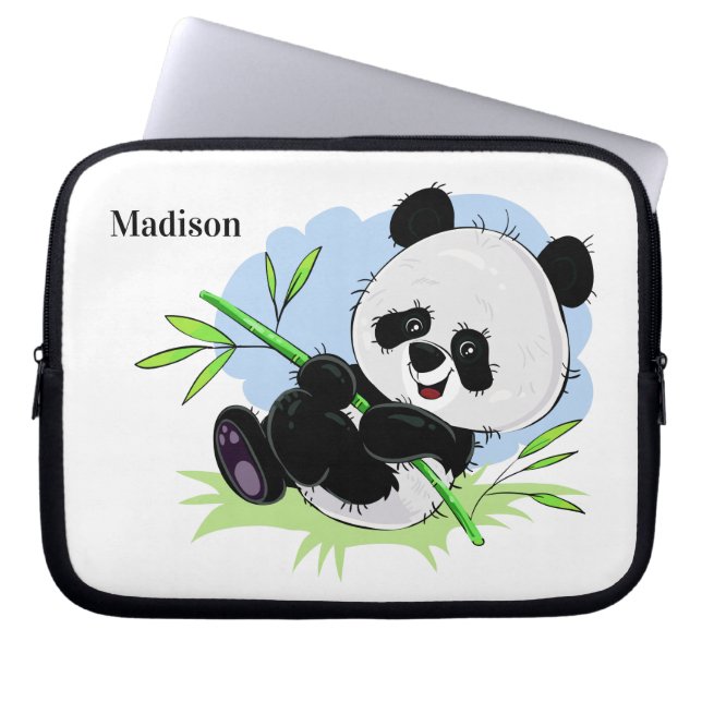 Niedliche Laptop-Ärmel des Panda individuellen Nam Laptopschutzhülle (Vorderseite)