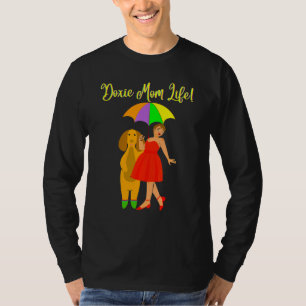 Niedliche Lässige Dackel Hund Wanderung Neuheit T-Shirt