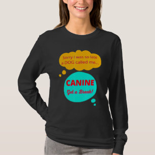 Niedliche Lässige Dackel Lover Thread Canine G T-Shirt