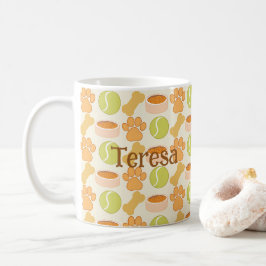 Niedliche Leckereien und Spielzeugmuster Kaffeetasse