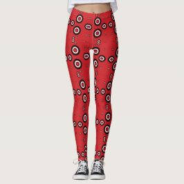 Niedliche Legging Yoga-Hoseworkout-Hose PUNKTIERT Leggings