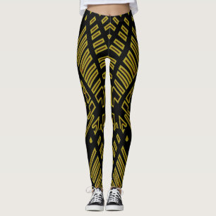 Niedliche Leggings "Ratti_Creative_Arts", schwarz 