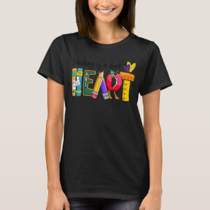 Niedliche Lehre ist ein Werk von Herzfrauen Lehrer T-Shirt