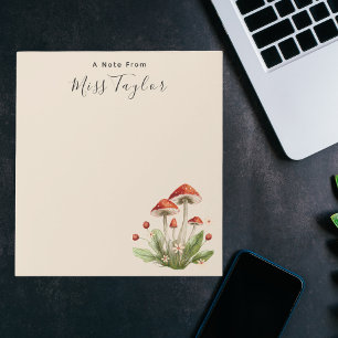 Niedliche Lehrerbewertung zurück zum Schulmerkmal Notizblock