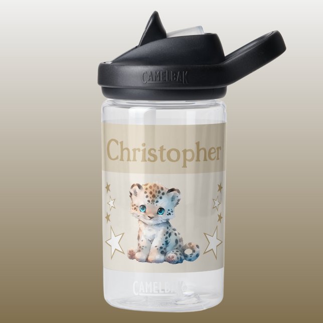 Niedliche Leoparden tragen Sternennamen bei Kinder Trinkflasche (Von Creator hochgeladen)
