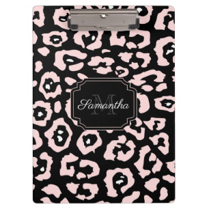 Niedliche Leopardrucke Klemmbrett