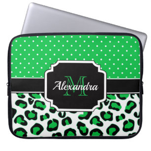 Niedliche Leopardrucke Laptopschutzhülle