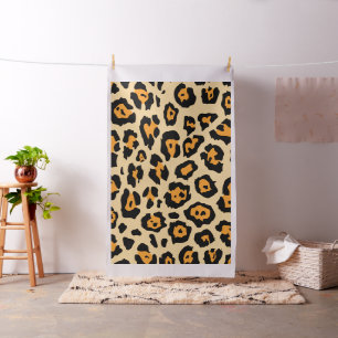 Niedliche Leopardrucke Stoff