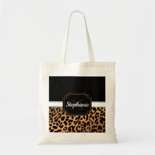 Niedliche Leopardrucke Tragetasche