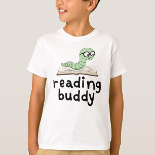 Niedliche Lesemaschine mit Buch lesen T-Shirt