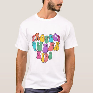 Niedliche LGBTQ-Unterstützung für quee Kinder T-Shirt