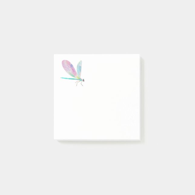 Niedliche Libelle Post-it Klebezettel (Vorderseite)