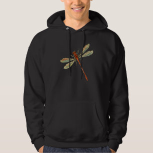 Niedliche Libelle Wings Antique Dragonfly Illustra Hoodie