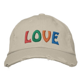 Niedliche LIEBE Bestickte Baseballkappe
