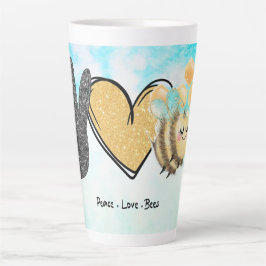Niedliche Liebe Bienen Milchtasse
