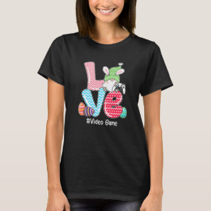 Niedliche LIEBE Bunny Gnome Video Game Egg Jagen O T-Shirt