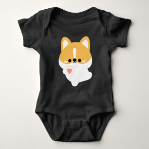 Niedliche Liebe Corgi Baby Strampler