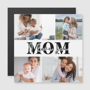 Niedliche LIEBE, DASS DU MAMA Foto Muttertag Magnetkarte