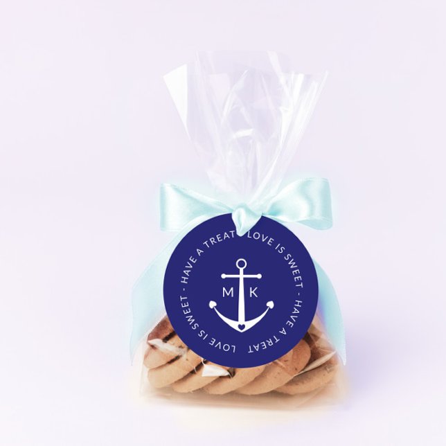 Niedliche Liebe der Anker ist süße Hochzeit der Na Geschenkanhänger (Von Creator hochgeladen)