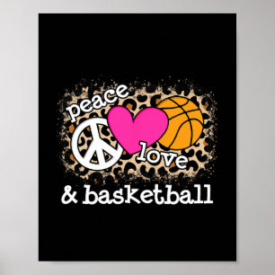 Niedliche Liebe des Friedens Bysketbyll Leopard Pr Poster