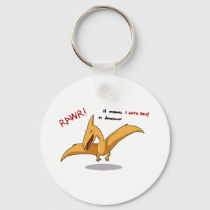 niedliche Liebe Dinosaurier rawr Durchschnitte I Schlüsselanhänger