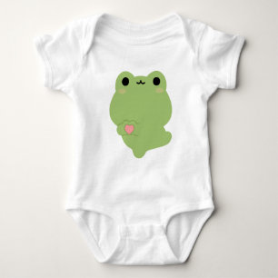 Niedliche Liebe Frosch Baby Strampler